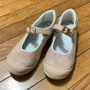 Stride rite size 2 gold Mary Jane